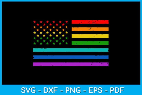 Celebrate Identity: Pride Month LGBT Flag SVG T-Shirt Design