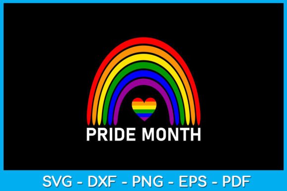 Celebrate Identity with Rainbow Pride Month SVG T-Shirt Design