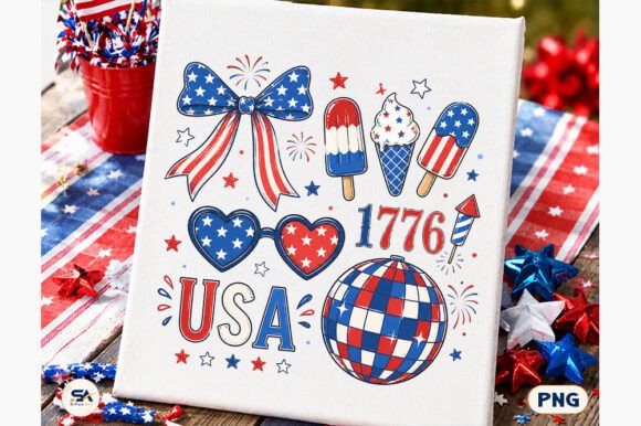 Celebrate in Style: The Coquette Patriotism Design Bundle