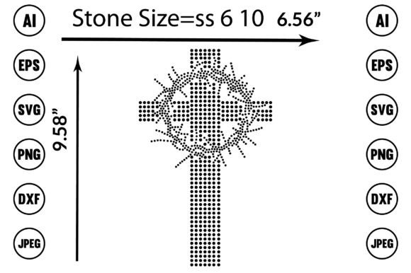 Celestial Bling: Applying Jesus and Crown Rhinestone Design to Projects
