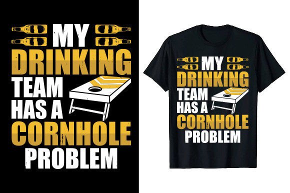 Cornhole T-shirt Design: Retro Style for Modern Players