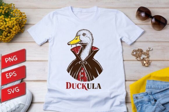 Duckula: The Whimsical Vampire Duck for Modern Designers