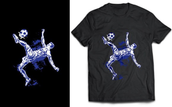 Dynamic Soccer Player Kick T-Shirt SVG: A Designer's Guide