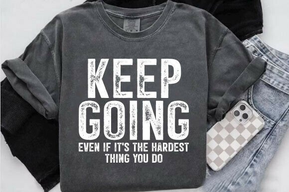 Keep Going PNG Design: A Motivational Boost for Your Creative Projects