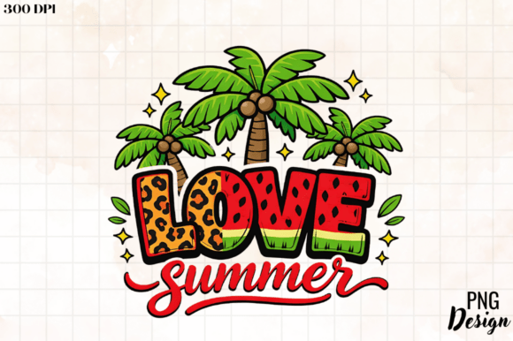 Love Summer Watermelon Png Design: A Fresh Take on Seasonal Creativity