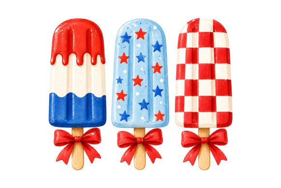 Sweeten Your Summer Projects with a Patriotic Popsicle Design