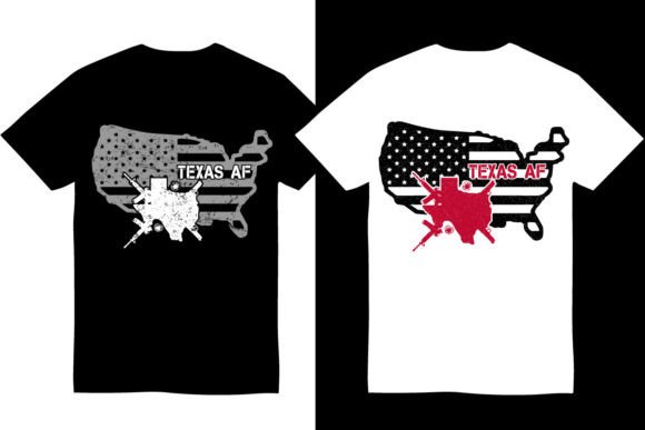 Texas Map and USA Map T-Shirt Design: Creative Vector Files for Your Next Project