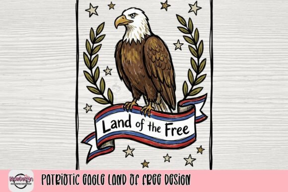 Unleashing American Pride: The Patriotic Eagle Design